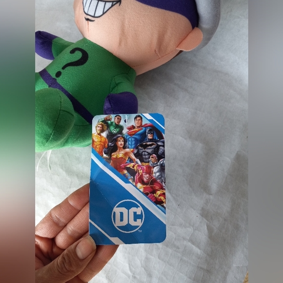 DC Comics Justice League "The Riddler" 9 Inch Plush Doll - Picture 7 of 8